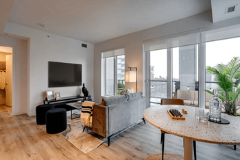 Modern and spacious living room